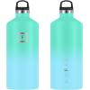 imageIRON FLASK Camping ampamp Hiking Hydration Canteens  3 Lids Narrow Spout Lid Leak Proof Vacuum Insulated Stainless Steel  Hot ampamp Cold Double Walled Sports Water Bottle  Day ampamp Night 64 OzSky