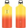 imageIRON FLASK Camping ampamp Hiking Hydration Canteens  3 Lids Narrow Spout Lid Leak Proof Vacuum Insulated Stainless Steel  Hot ampamp Cold Double Walled Sports Water Bottle  Day ampamp Night 64 OzFire
