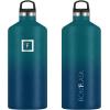imageIRON FLASK Camping ampamp Hiking Hydration Canteens  3 Lids Narrow Spout Lid Leak Proof Vacuum Insulated Stainless Steel  Hot ampamp Cold Double Walled Sports Water Bottle  Day ampamp Night 64 OzDark Night