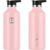 imageIRON FLASK Camping ampamp Hiking Hydration Canteens  3 Lids Narrow Spout Lid Leak Proof Vacuum Insulated Stainless Steel  Hot ampamp Cold Double Walled Sports Water Bottle  Day ampamp Night 64 OzRose