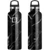 imageIRON FLASK Camping ampamp Hiking Hydration Canteens  3 Lids Narrow Straw Lid Leak Proof Vacuum Insulated Stainless Steel  Hot ampamp Cold Double Walled Sports Water Bottle  Fire 32 OzBlack Marquina