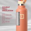 imageIRON FLASK Camping ampamp Hiking Hydration Canteens  3 Lids Narrow Straw Lid Leak Proof Vacuum Insulated Stainless Steel  Hot ampamp Cold Double Walled Sports Water Bottle  Fire 32 OzDream Sunset