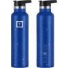 imageIRON FLASK Camping ampamp Hiking Hydration Canteens  3 Lids Narrow Straw Lid Leak Proof Vacuum Insulated Stainless Steel  Hot ampamp Cold Double Walled Sports Water Bottle  Fire 32 OzCobalt Blue Speckle