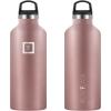 imageIRON FLASK Camping ampamp Hiking Hydration Canteens  3 Lids Narrow Straw Lid Leak Proof Vacuum Insulated Stainless Steel  Hot ampamp Cold Double Walled Sports Water Bottle  Fire 32 OzRose Gold