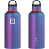 imageIRON FLASK Camping ampamp Hiking Hydration Canteens  3 Lids Narrow Straw Lid Leak Proof Vacuum Insulated Stainless Steel  Hot ampamp Cold Double Walled Sports Water Bottle  Fire 32 OzAurora