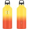 imageIRON FLASK Camping ampamp Hiking Hydration Canteens  3 Lids Narrow Straw Lid Leak Proof Vacuum Insulated Stainless Steel  Hot ampamp Cold Double Walled Sports Water Bottle  Fire 32 OzFire