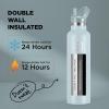 imageIRON FLASK Camping ampamp Hiking Hydration Canteens  3 Lids Narrow Straw Lid Leak Proof Vacuum Insulated Stainless Steel  Hot ampamp Cold Double Walled Sports Water Bottle  Fire 32 OzMorning Mist