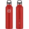 imageIRON FLASK Camping ampamp Hiking Hydration Canteens  3 Lids Narrow Straw Lid Leak Proof Vacuum Insulated Stainless Steel  Hot ampamp Cold Double Walled Sports Water Bottle  Fire 32 OzFire Red