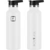 imageIRON FLASK Camping ampamp Hiking Hydration Canteens  3 Lids Narrow Straw Lid Leak Proof Vacuum Insulated Stainless Steel  Hot ampamp Cold Double Walled Sports Water Bottle  Fire 32 OzWinter White