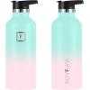 imageIRON FLASK Camping ampamp Hiking Hydration Canteens  3 Lids Narrow Straw Lid Leak Proof Vacuum Insulated Stainless Steel  Hot ampamp Cold Double Walled Sports Water Bottle  Fire 32 OzBubble Gum