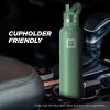 imageIRON FLASK Camping ampamp Hiking Hydration Canteens  3 Lids Narrow Straw Lid Leak Proof Vacuum Insulated Stainless Steel  Hot ampamp Cold Double Walled Sports Water Bottle  Fire 32 OzSage
