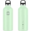 imageIRON FLASK Camping ampamp Hiking Hydration Canteens  3 Lids Narrow Straw Lid Leak Proof Vacuum Insulated Stainless Steel  Hot ampamp Cold Double Walled Sports Water Bottle  Fire 32 OzMint