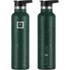 imageIRON FLASK Camping ampamp Hiking Hydration Canteens  3 Lids Narrow Straw Lid Leak Proof Vacuum Insulated Stainless Steel  Hot ampamp Cold Double Walled Sports Water Bottle  Fire 32 OzDark Pine Speckle