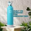 imageIRON FLASK Camping ampamp Hiking Hydration Canteens  3 Lids Narrow Straw Lid Leak Proof Vacuum Insulated Stainless Steel  Hot ampamp Cold Double Walled Sports Water Bottle  Fire 32 OzAzure Mist