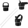 imageIRON FLASK Camping ampamp Hiking Hydration Canteens  3 Lids Narrow Straw Lid Leak Proof Vacuum Insulated Stainless Steel  Hot ampamp Cold Double Walled Sports Water Bottle  Fire 32 OzBubble Gum