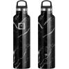 imageIRON FLASK Camping ampamp Hiking Hydration Canteens  3 Lids Narrow Straw Lid Leak Proof Vacuum Insulated Stainless Steel  Hot ampamp Cold Double Walled Sports Water Bottle  Fire 32 OzBlack Marquina