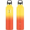 imageIRON FLASK Camping ampamp Hiking Hydration Canteens  3 Lids Narrow Straw Lid Leak Proof Vacuum Insulated Stainless Steel  Hot ampamp Cold Double Walled Sports Water Bottle  Fire 32 OzFire