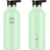 imageIRON FLASK Camping ampamp Hiking Hydration Canteens  3 Lids Narrow Straw Lid Leak Proof Vacuum Insulated Stainless Steel  Hot ampamp Cold Double Walled Sports Water Bottle  Fire 32 OzMint