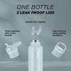 imageIRON FLASK Camping ampamp Hiking Hydration Canteens  3 Lids Narrow Straw Lid Leak Proof Vacuum Insulated Stainless Steel  Hot ampamp Cold Double Walled Sports Water Bottle  Fire 32 OzMorning Mist