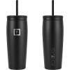 imageIRON FLASK Nomad Tumbler  2 Lids StrawFlip Vacuum Insulated Stainless Steel Bottle Double Walled Drinking Cup Thermos Coffee Travel Mug Water  Fire 24 OzMidnight Black