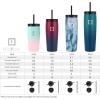 imageIRON FLASK Nomad Tumbler  2 Lids StrawFlip Vacuum Insulated Stainless Steel Bottle Double Walled Drinking Cup Thermos Coffee Travel Mug Water  Fire 24 OzCotton Candy