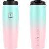 imageIRON FLASK Nomad Tumbler  2 Lids StrawFlip Vacuum Insulated Stainless Steel Bottle Double Walled Drinking Cup Thermos Coffee Travel Mug Water  Fire 24 OzBubble Gum