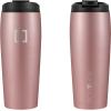imageIRON FLASK Nomad Tumbler  2 Lids StrawFlip Vacuum Insulated Stainless Steel Bottle Double Walled Drinking Cup Thermos Coffee Travel Mug Water  Fire 24 OzRose Gold