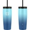imageIRON FLASK Nomad Tumbler  2 Lids StrawFlip Vacuum Insulated Stainless Steel Bottle Double Walled Drinking Cup Thermos Coffee Travel Mug Water  Fire 24 OzDark Night