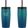imageIRON FLASK Nomad Tumbler  2 Lids StrawFlip Vacuum Insulated Stainless Steel Bottle Double Walled Drinking Cup Thermos Coffee Travel Mug Water  Fire 24 OzDark Night