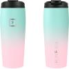 imageIRON FLASK Nomad Tumbler  2 Lids StrawFlip Vacuum Insulated Stainless Steel Bottle Double Walled Drinking Cup Thermos Coffee Travel Mug Water  Fire 24 OzBubble Gum