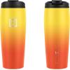 imageIRON FLASK Nomad Tumbler  2 Lids StrawFlip Vacuum Insulated Stainless Steel Bottle Double Walled Drinking Cup Thermos Coffee Travel Mug Water  Fire 24 OzFire