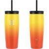 imageIRON FLASK Nomad Tumbler  2 Lids StrawFlip Vacuum Insulated Stainless Steel Bottle Double Walled Drinking Cup Thermos Coffee Travel Mug Water  Fire 24 OzFire