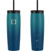 imageIRON FLASK Nomad Tumbler  2 Lids StrawFlip Vacuum Insulated Stainless Steel Bottle Double Walled Drinking Cup Thermos Coffee Travel Mug Water  Fire 24 OzDark Night