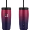 imageIRON FLASK Nomad Tumbler  2 Lids StrawFlip Vacuum Insulated Stainless Steel Bottle Double Walled Drinking Cup Thermos Coffee Travel Mug Water  Fire 24 OzDark Rainbow