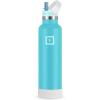 imageIRON FLASK Camping ampamp Hiking Hydration Canteens  3 Lids Narrow Straw Lid Leak Proof Vacuum Insulated Stainless Steel  Hot ampamp Cold Double Walled Sports Water Bottle  Fire 32 OzAzure Mist