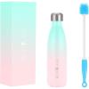 imageIRON FLASK Retro Sports Water Bottle  17 Oz Vacuum Insulated Stainless Steel Hot Cold Double Walled Thermo Mug Cola Metal CanteenBubble Gum