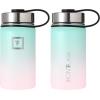 imageIRON FLASK Camping ampamp Hiking Hydration Flask with 3 Lids  Stainless Steel Double Walled ampamp Vacuum Insulated Water Bottle  Leak Proof ampamp BPA Free Day ampamp Night Spout  22 ozBubble Gum