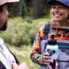 imageIRON FLASK Camping ampamp Hiking Hydration Flask with 3 Lids  Stainless Steel Double Walled ampamp Vacuum Insulated Water Bottle  Leak Proof ampamp BPA Free Dark Rainbow Straw  40 ozDark Pine Speckle