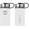 imageIRON FLASK Camping ampamp Hiking Hydration Flask with 3 Lids  Stainless Steel Double Walled ampamp Vacuum Insulated Water Bottle  Leak Proof ampamp BPA Free Dark Rainbow Straw  40 ozWinter White