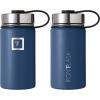 imageIRON FLASK Camping ampamp Hiking Hydration Flask with 3 Lids  Stainless Steel Double Walled ampamp Vacuum Insulated Water Bottle  Leak Proof ampamp BPA Free Dark Rainbow Straw  40 ozTwilight Blue