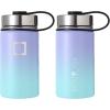 imageIRON FLASK Camping ampamp Hiking Hydration Flask with 3 Lids  Stainless Steel Double Walled ampamp Vacuum Insulated Water Bottle  Leak Proof ampamp BPA Free Dark Rainbow Straw  40 ozCotton Candy