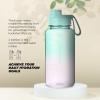 imageIRON FLASK Clear Tritan Trekker Water Bottle with Chug Lid  Leak Proof ampamp Lightweight for Gym Hiking Sports  Dishwasher Safe BPA Free Plastic  Bubble Gum 32 OzBubble Gum