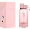 imageIRON FLASK Clear Tritan Trekker Water Bottle with Chug Lid  Leak Proof ampamp Lightweight for Gym Hiking Sports  Dishwasher Safe BPA Free Plastic  Bubble Gum 32 OzPink Marshmallow