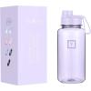 imageIRON FLASK Clear Tritan Trekker Water Bottle with Chug Lid  Leak Proof ampamp Lightweight for Gym Hiking Sports  Dishwasher Safe BPA Free Plastic  Bubble Gum 32 OzLight Lavender