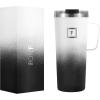 imageIRON FLASK Grip Coffee Mug  Leak Proof Vacuum Insulated Stainless Steel Bottle Double Walled Thermo Travel Hot Cold Water Metal Canteen  Timber 16 Oz  Classic BottomDay  Night