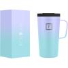 imageIRON FLASK Grip Coffee Mug  Leak Proof Vacuum Insulated Stainless Steel Bottle Double Walled Thermo Travel Hot Cold Water Metal Canteen  Timber 16 Oz  Classic BottomCotton Candy