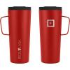 imageIRON FLASK Grip Coffee Mug  Leak Proof Vacuum Insulated Stainless Steel Bottle Double Walled Thermo Travel Hot Cold Water Metal Canteen  Timber 16 Oz  Classic BottomFire Red