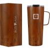 imageIRON FLASK Grip Coffee Mug  Leak Proof Vacuum Insulated Stainless Steel Bottle Double Walled Thermo Travel Hot Cold Water Metal Canteen  Timber 16 Oz  Classic BottomTimber