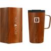 imageIRON FLASK Grip Coffee Mug  Leak Proof Vacuum Insulated Stainless Steel Bottle Double Walled Thermo Travel Hot Cold Water Metal Canteen  Timber 16 Oz  Classic BottomTimber