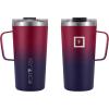 imageIRON FLASK Grip Coffee Mug  Leak Proof Vacuum Insulated Stainless Steel Bottle Double Walled Thermo Travel Hot Cold Water Metal Canteen  Timber 16 Oz  Classic BottomDark Rainbow